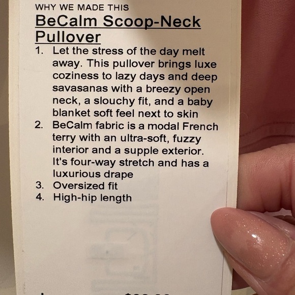 lululemon Be Calm Scoop Neck - Picture 2 of 2